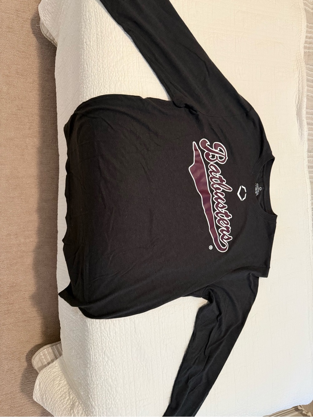 Black Long sleeve Batbusters Evoshield men’s shirt
